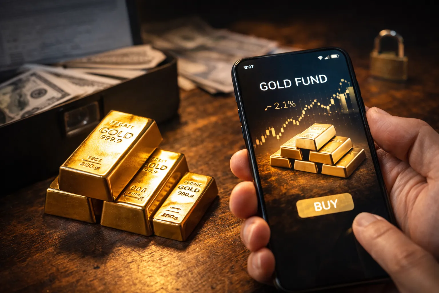 كيفية الاستثمار في صناديق الذهب: بديلك الأذكى لشراء السبيكة